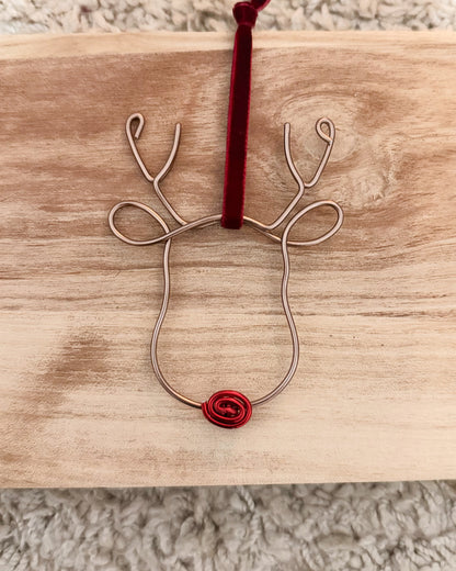 Wire Christmas Reindeer