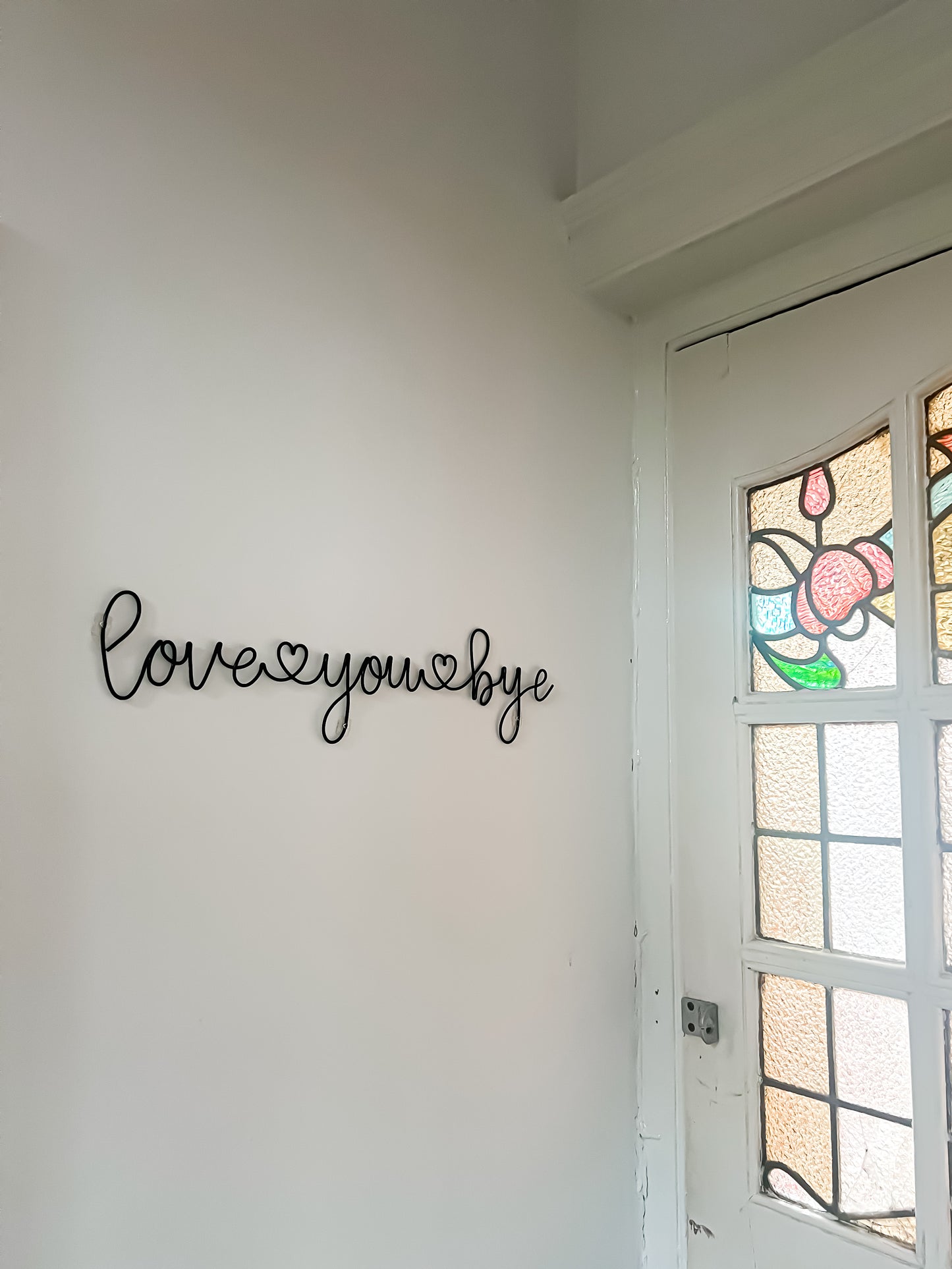 Love you bye Sign