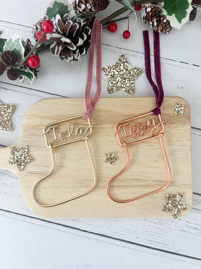 Personalised Wire Stocking