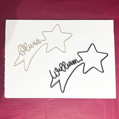 Personalised Wire Shooting Star