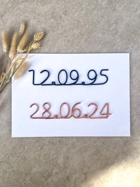 Mini Personalised Date Sign