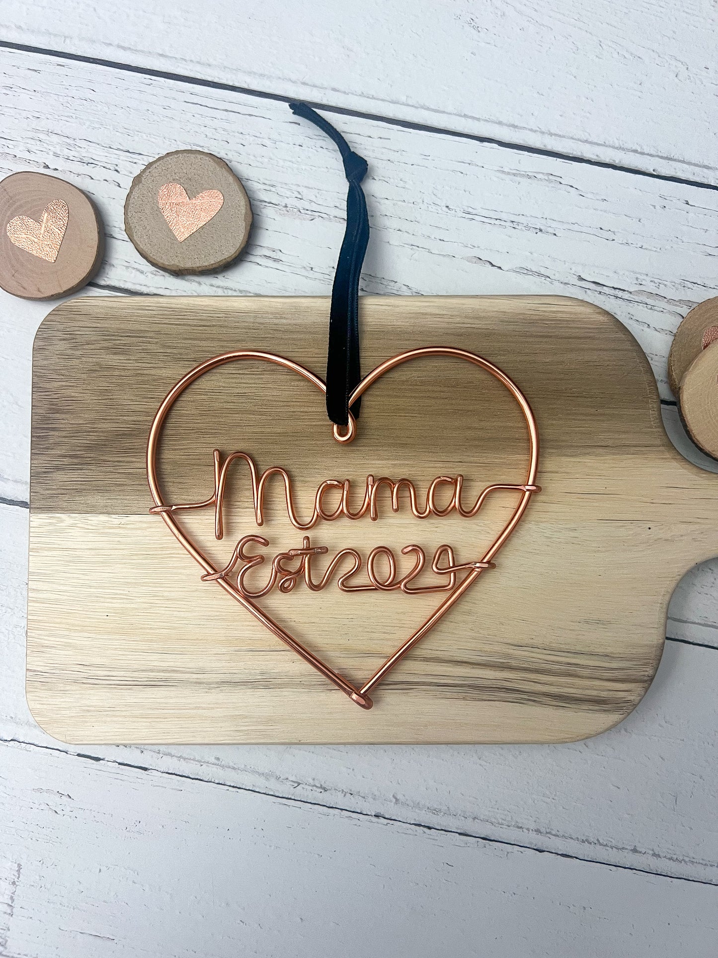 Personalised Wire Heart Decoration