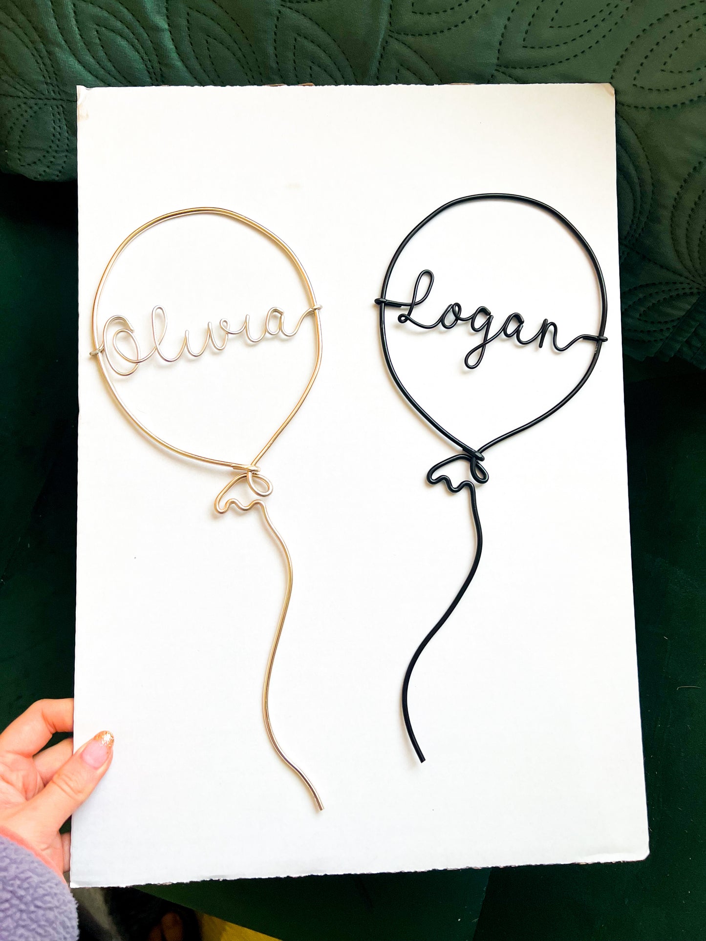 Personalised Wire Balloon
