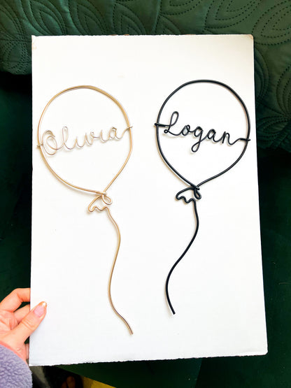 Personalised Wire Balloon