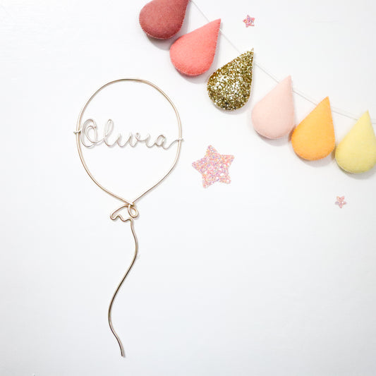 Personalised Wire Balloon