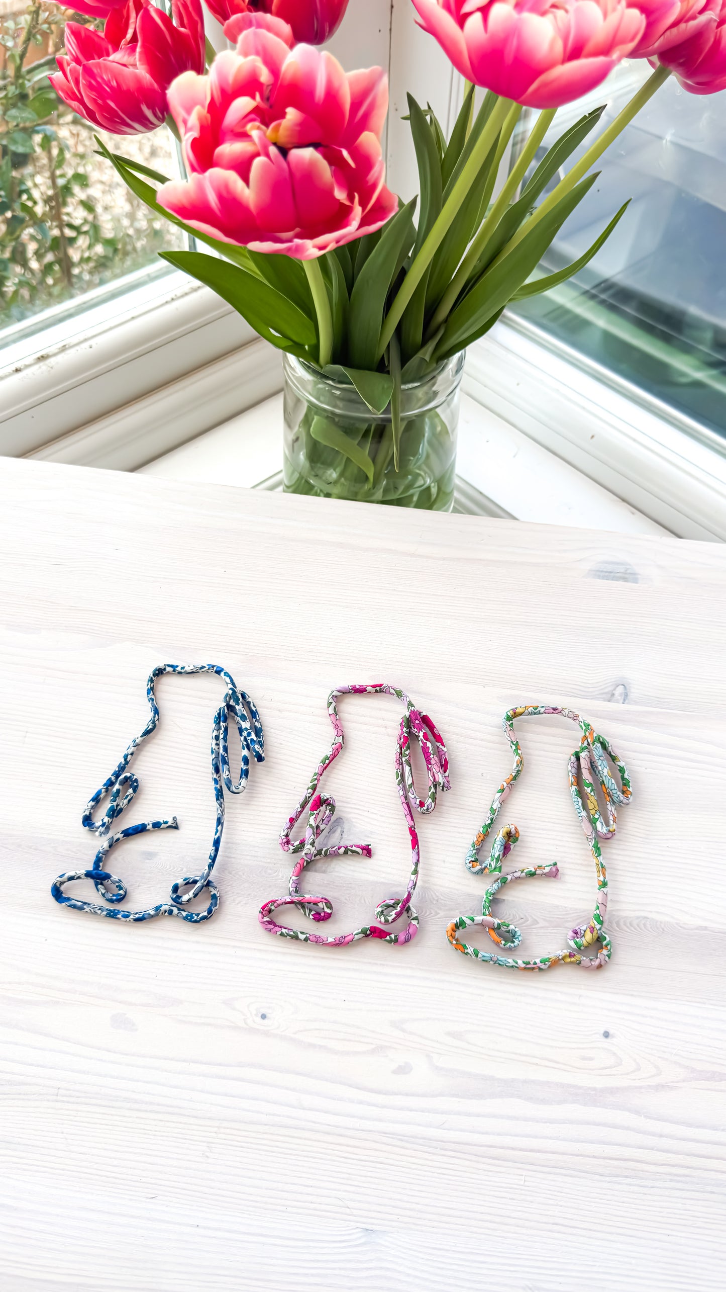 Liberty Print Wire Bunny