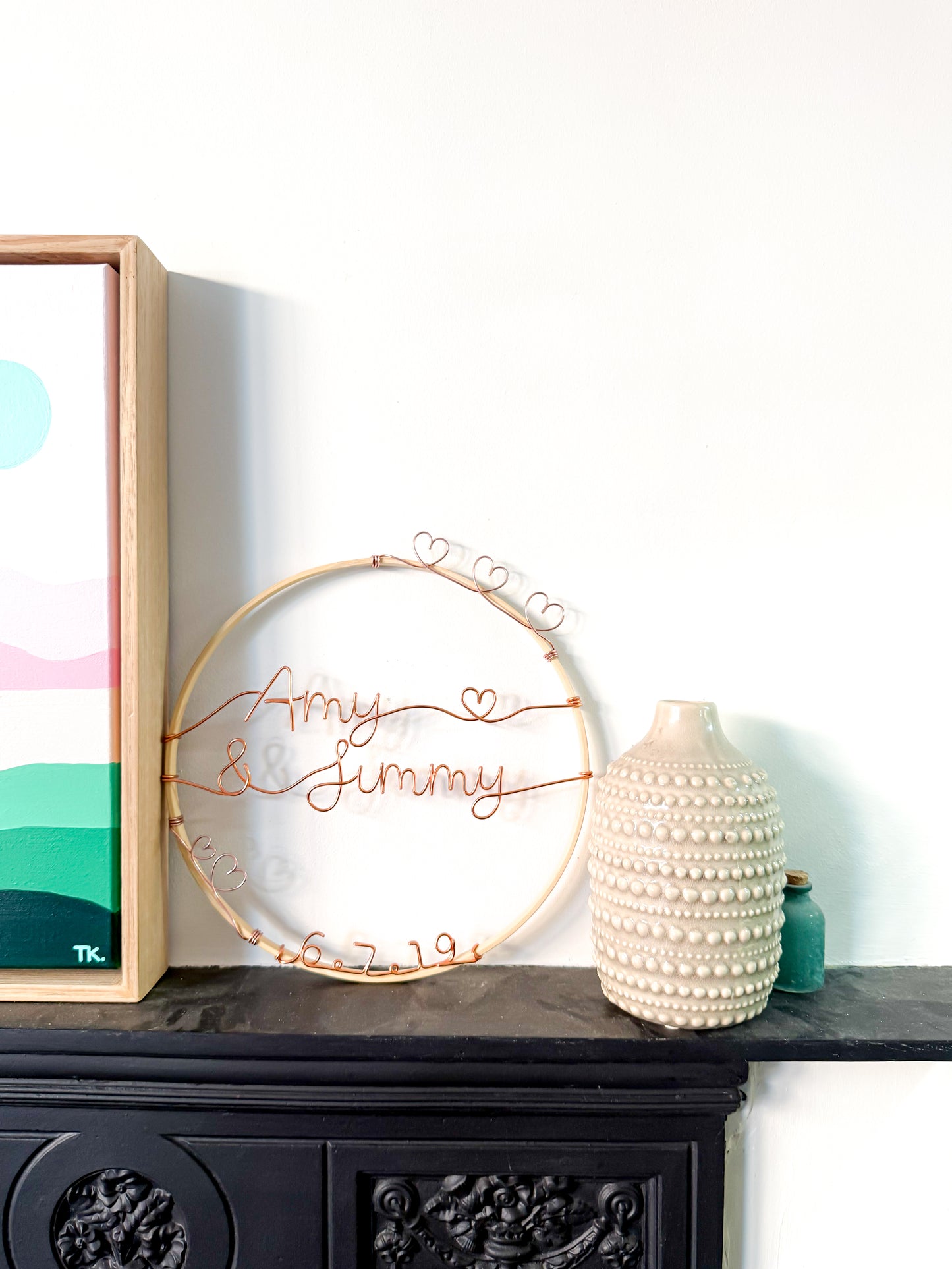 Personalised Name Hoop Sign