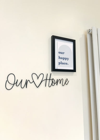 Our Home Sign