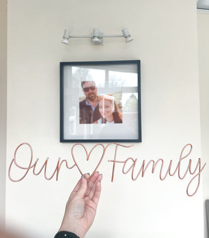 Our Family Sign