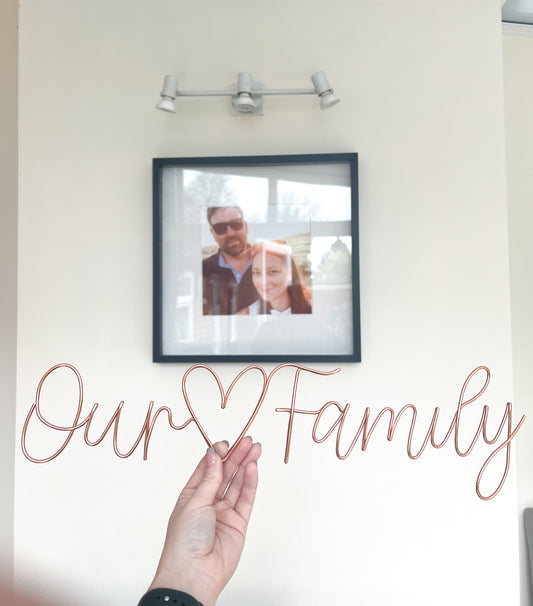 Our Family Sign