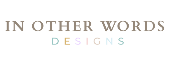 In other words designs