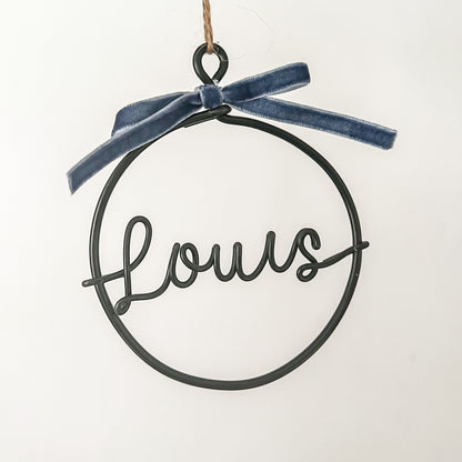 Personalised Wire Bauble