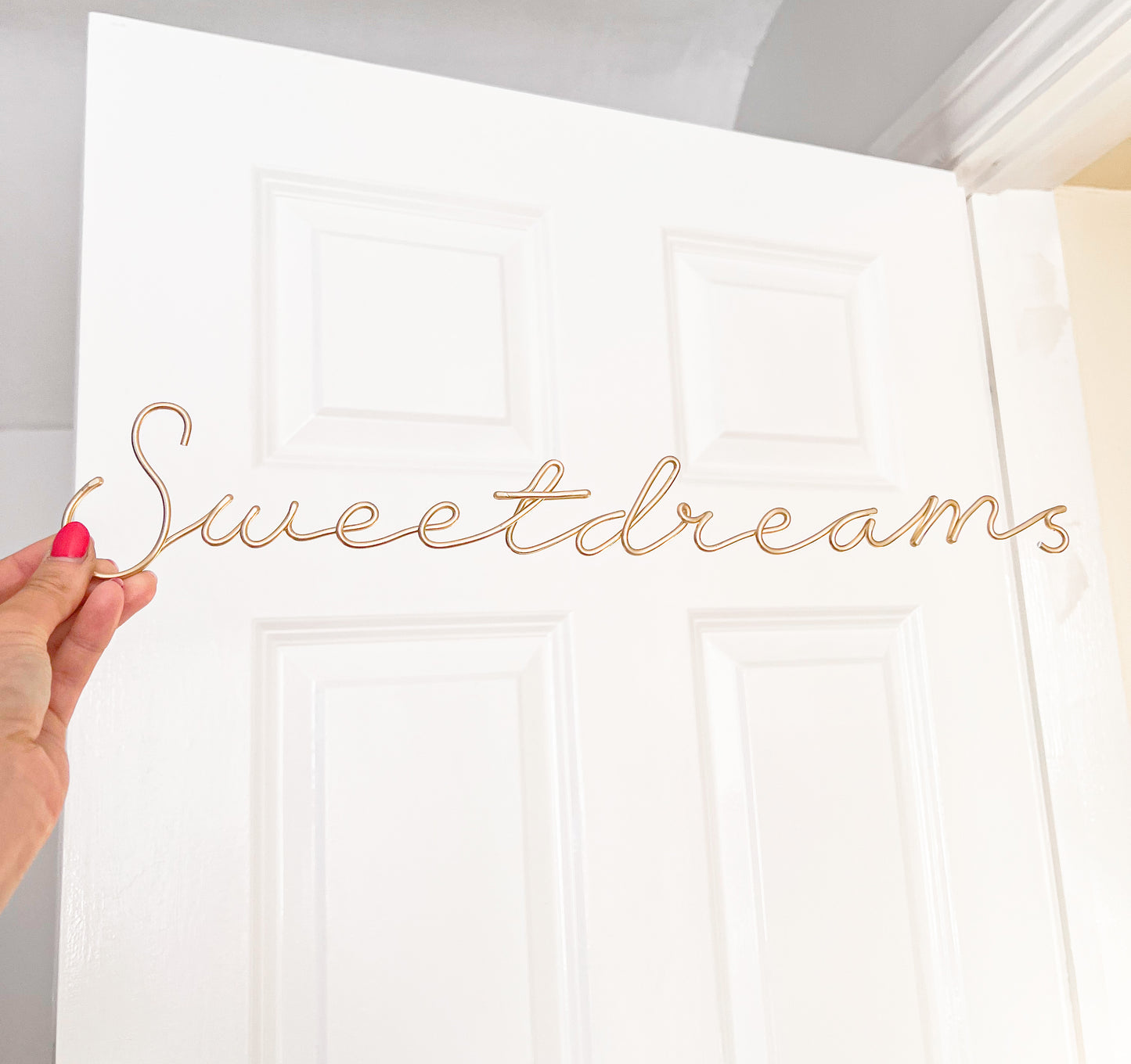 Wire Sweetdreams Sign