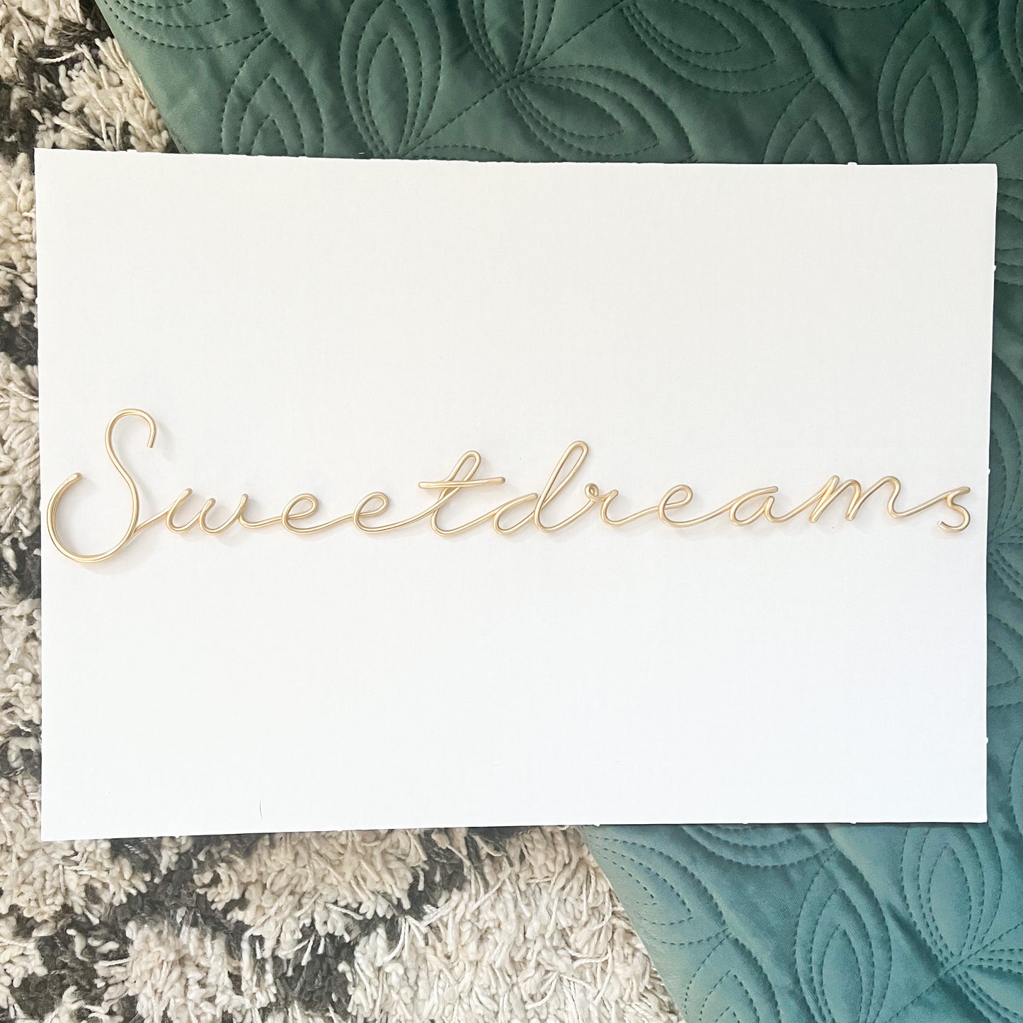 Wire Sweetdreams Sign