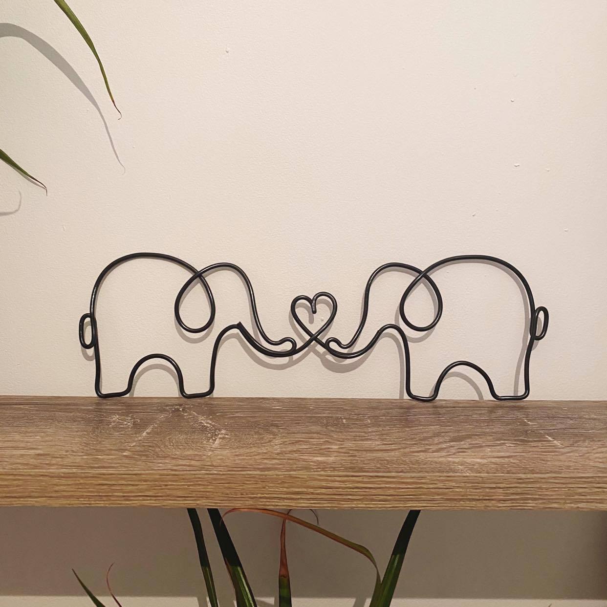Wire Elephants