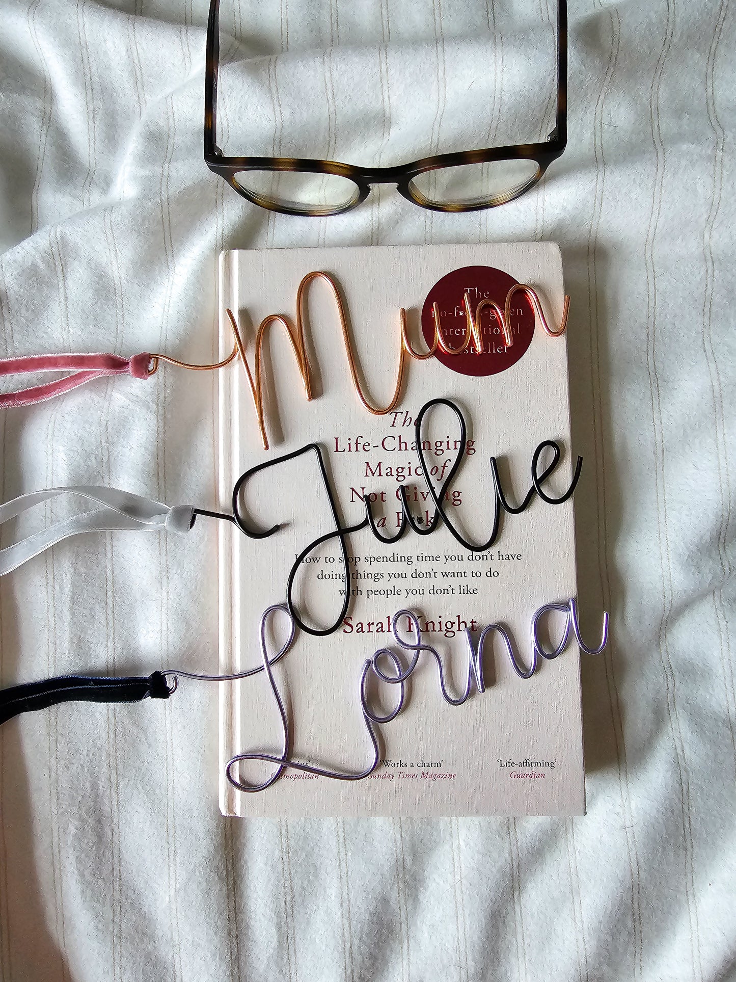 Personalised Wire Bookmark