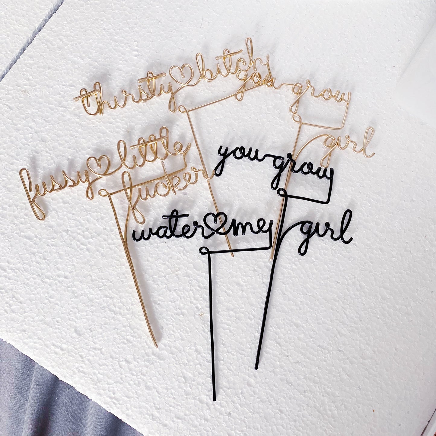 Wire Plant Marker Sign