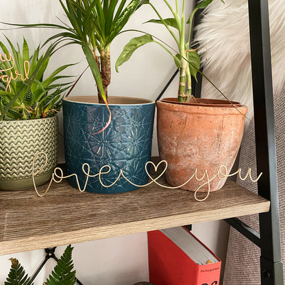 Wire Love You Sign