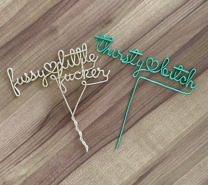 Wire Plant Marker Sign