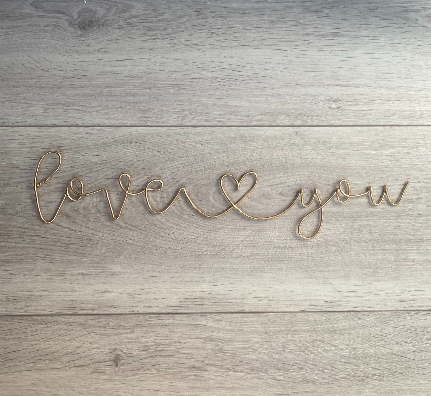 Wire Love You Sign