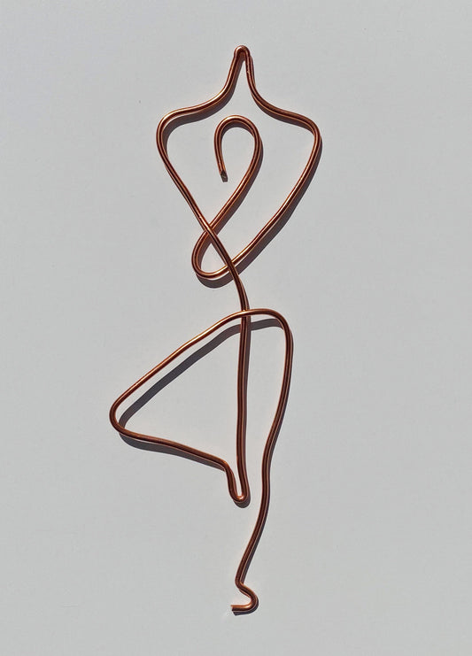 Wire Yoga Pose