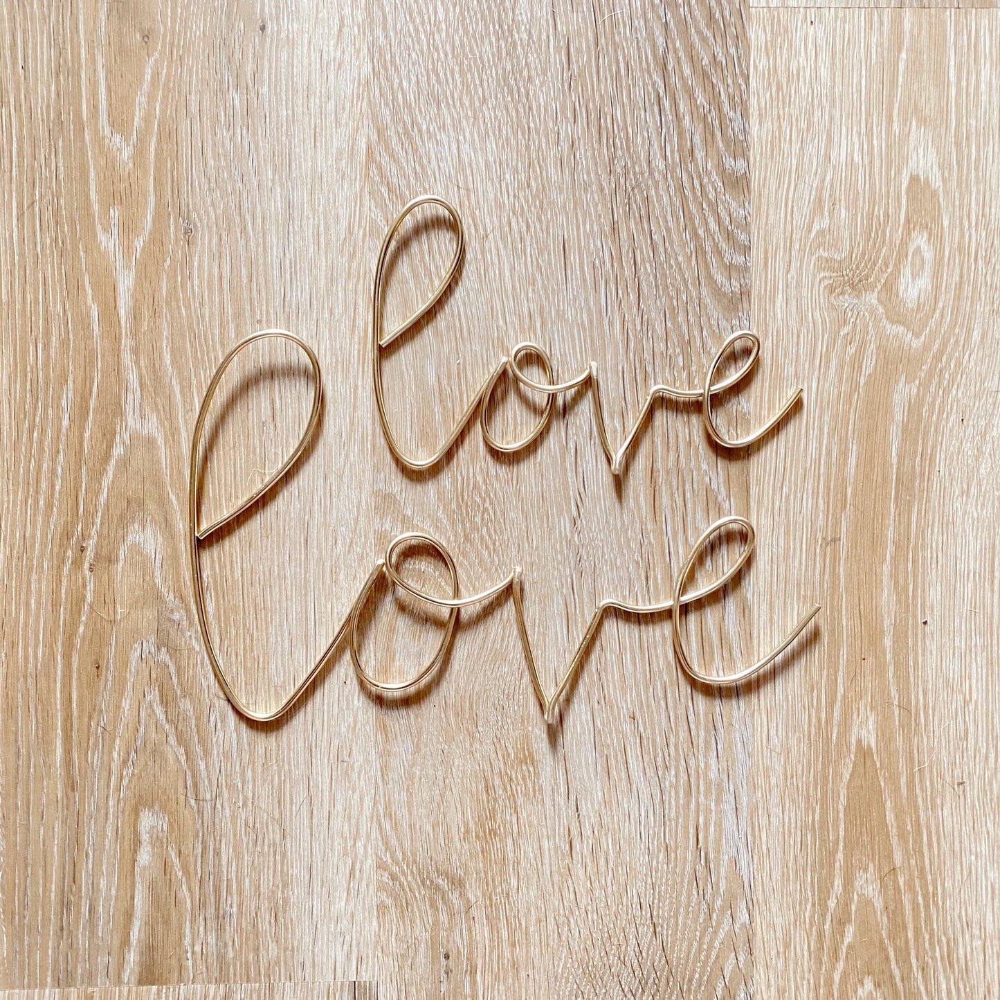 Wire Love Sign