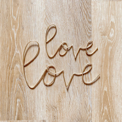 Wire Love Sign
