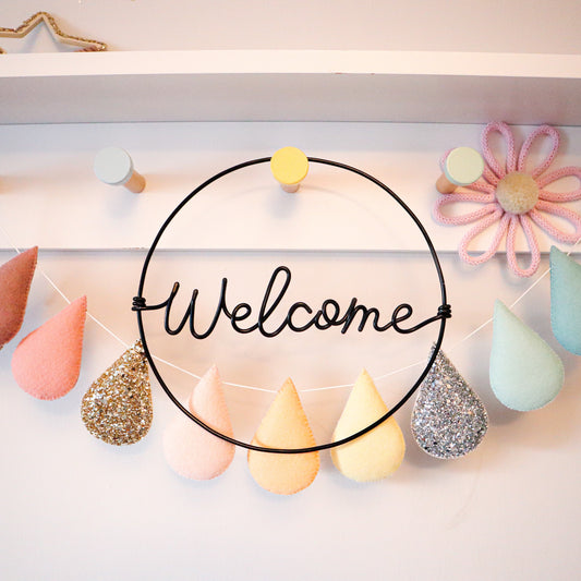 Wire Welcome Hoop