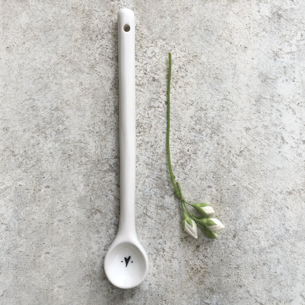 Porcelain Heart Spoon