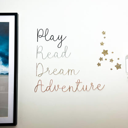 'Dream' Wire Sign