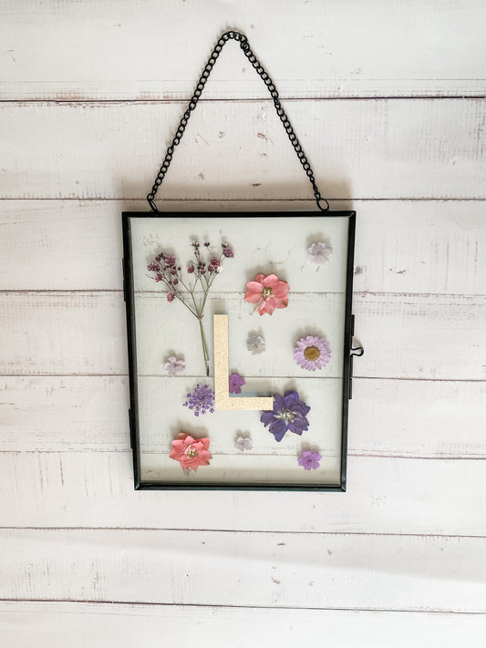 Botanical Frame ‘L’ initial