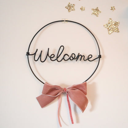 Wire Welcome Hoop