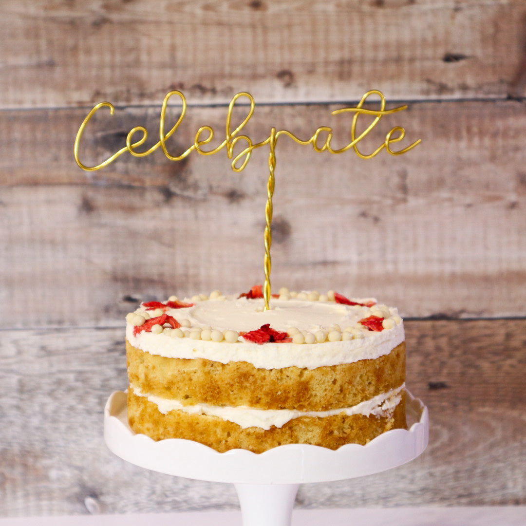 Celebrate Cake Topper