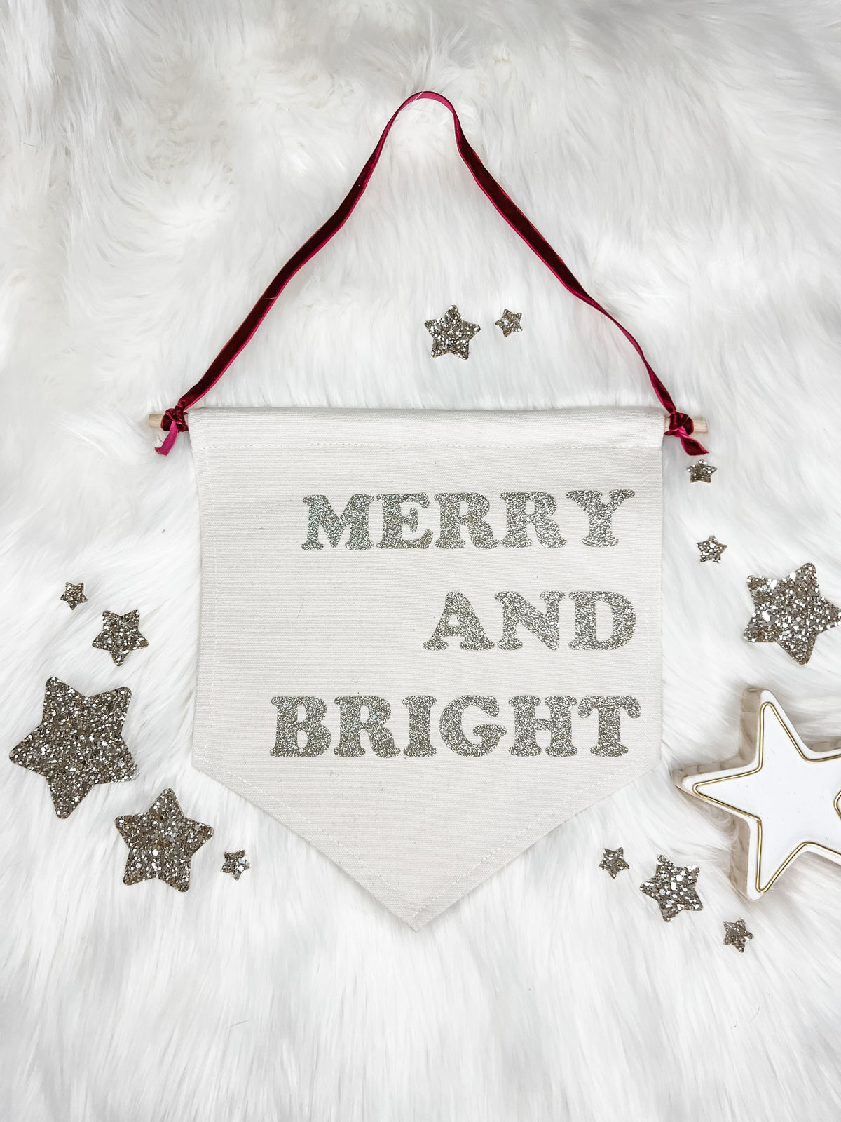 Festive Christmas Wall Banner Decoration