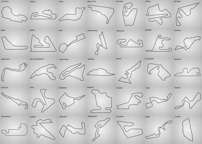 Wire Formula 1 Race Track