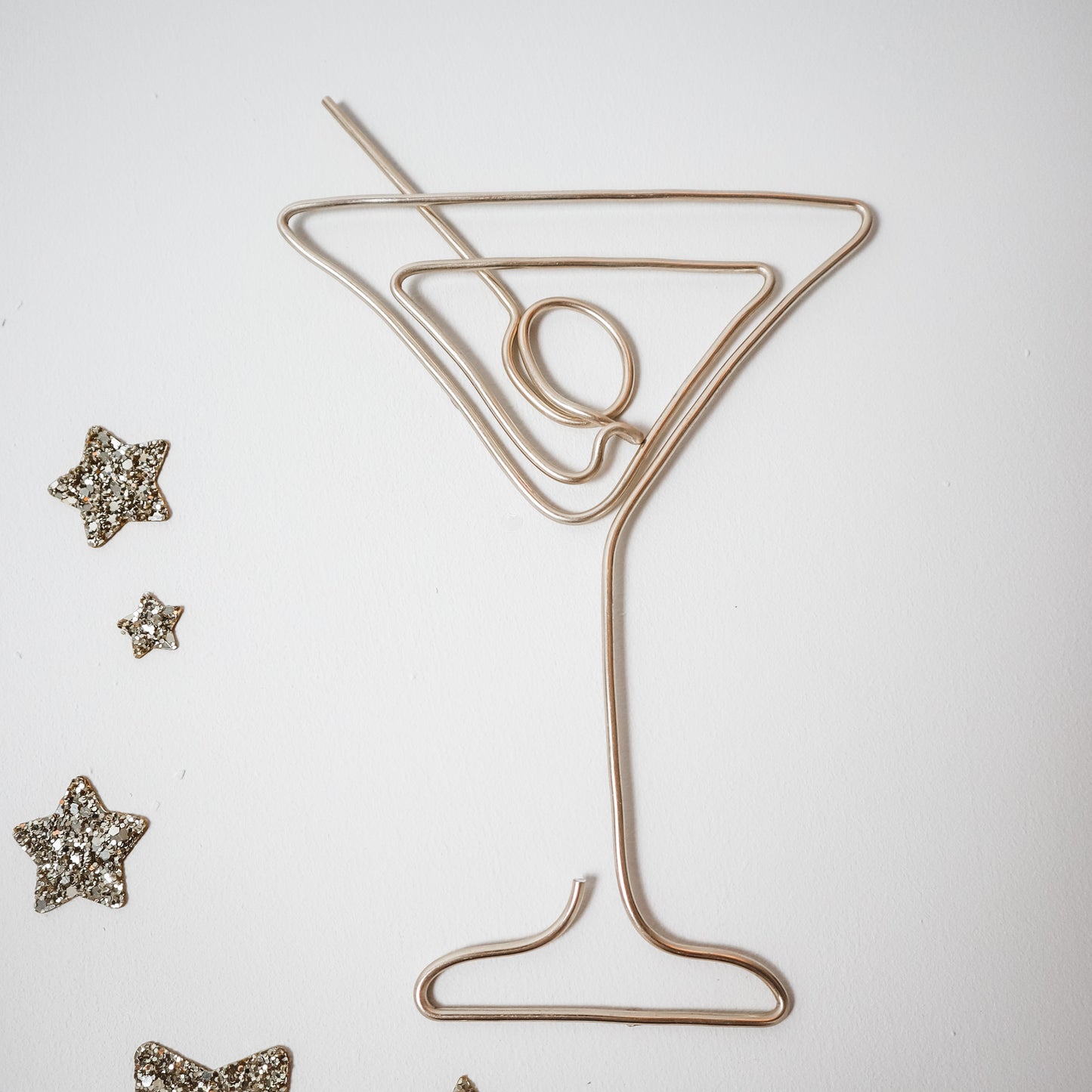 Wire Cocktail Glass