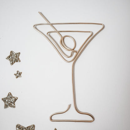 Wire Cocktail Glass