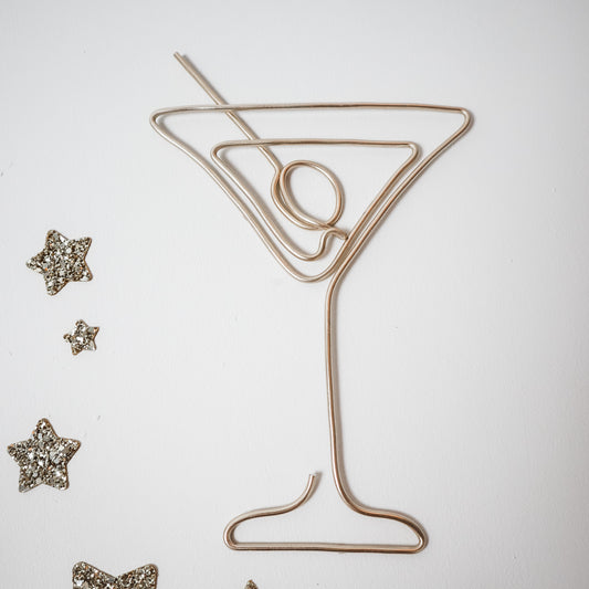 Wire Cocktail Glass