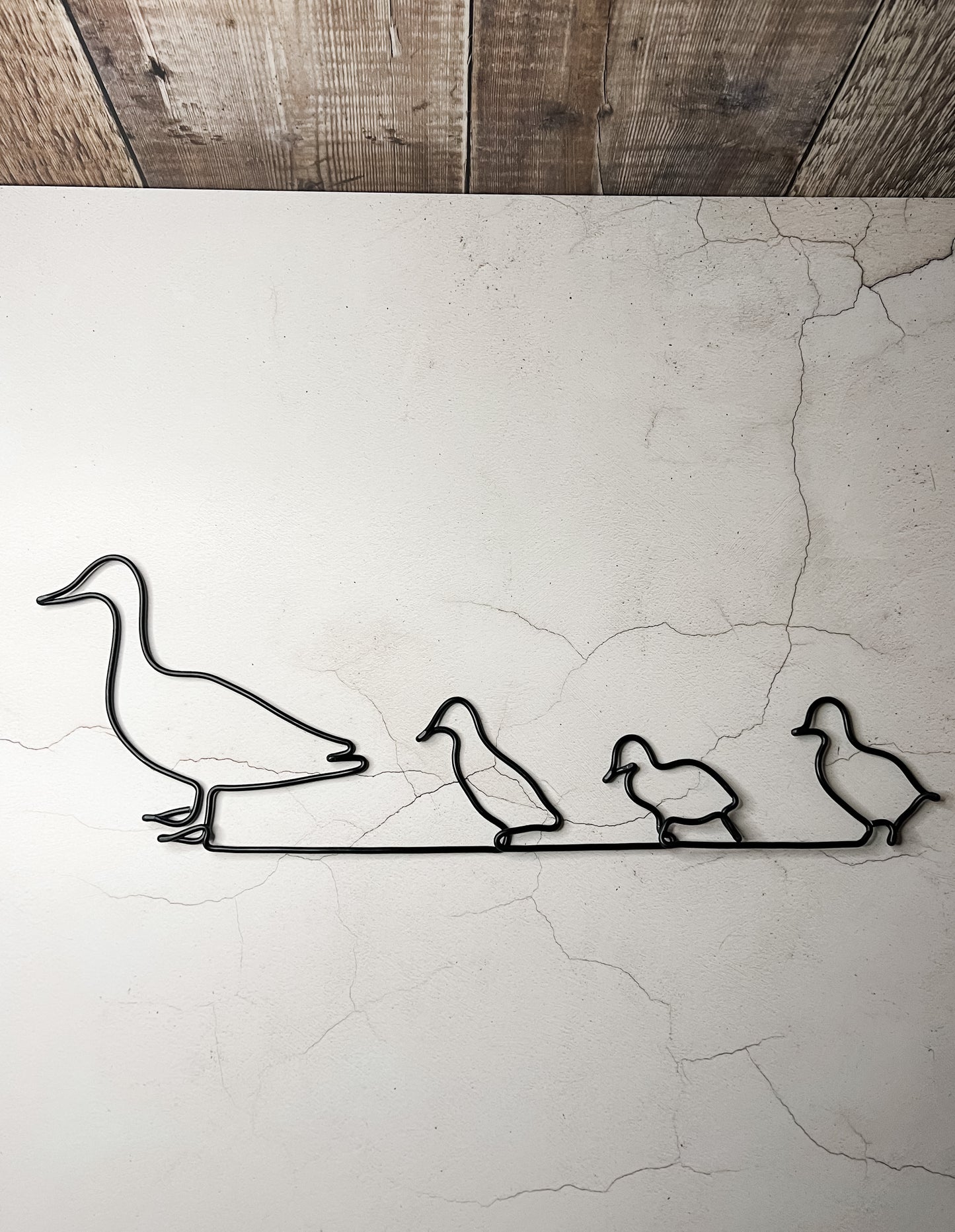 Wire Duck and Ducklings