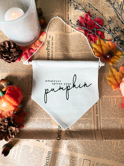 Pumpkin Spice Small Banner