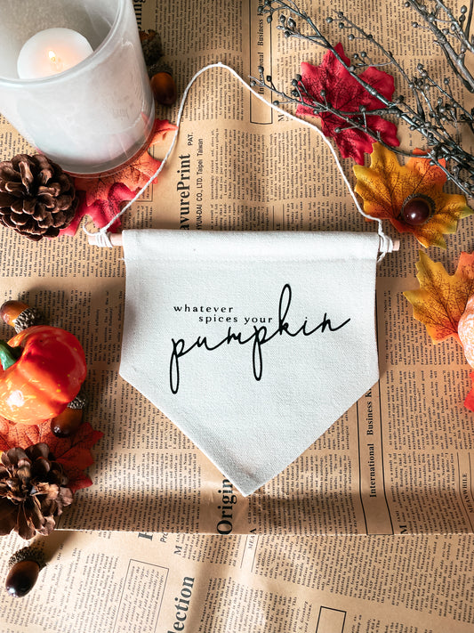 Pumpkin Spice Small Banner