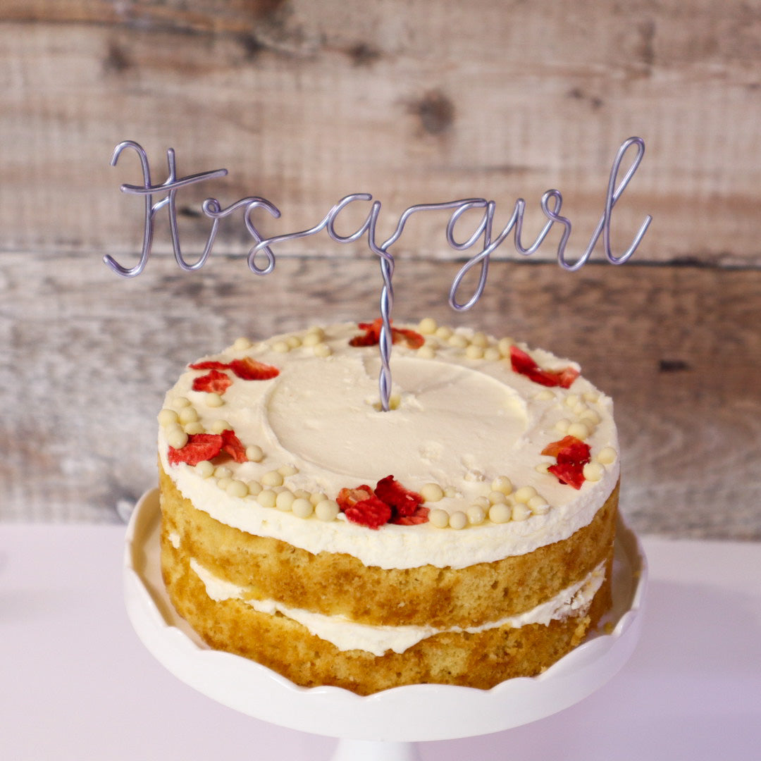 It’s a girl Cake Topper