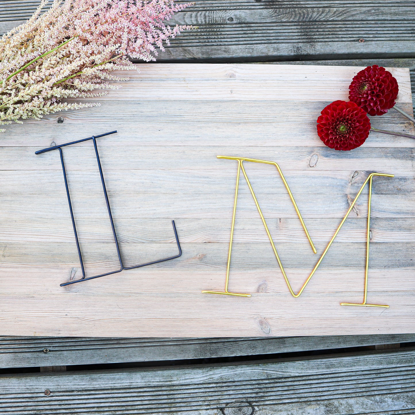 Wire Monogram Letter