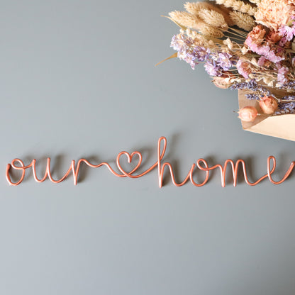 Our Home Sign