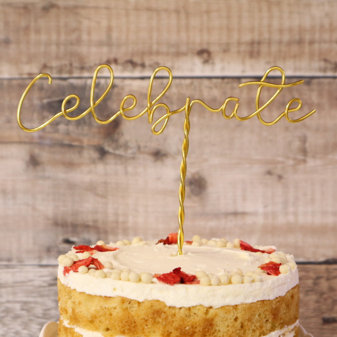 Celebrate Cake Topper