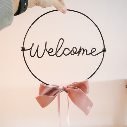 Wire Welcome Hoop