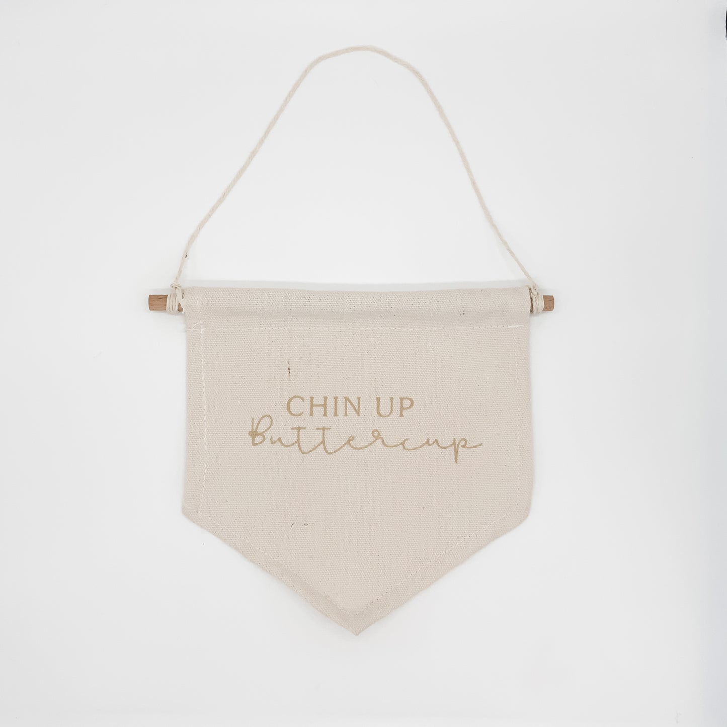Chin Up Buttercup Small Banner