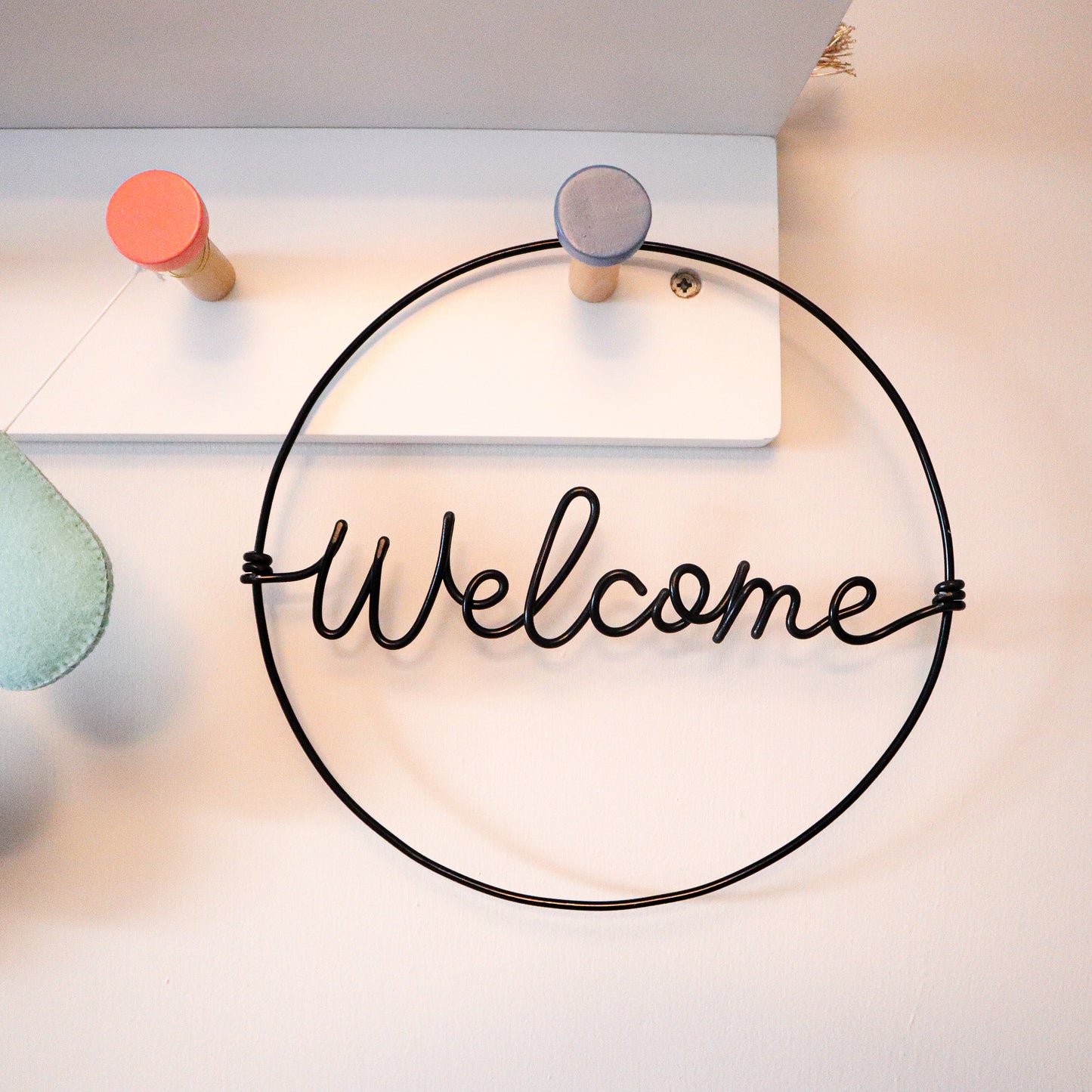Wire Welcome Hoop