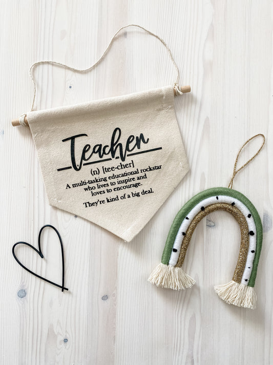 Teacher Definition Small Banner