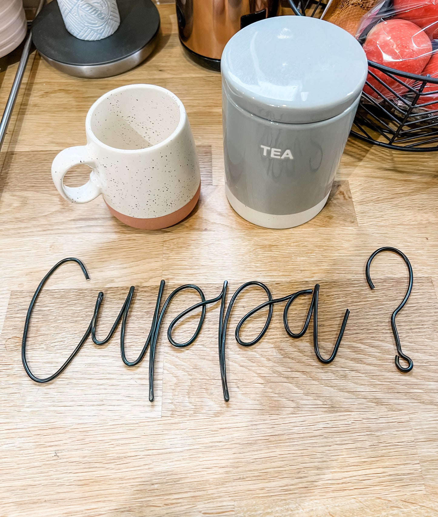 Cuppa? Wire Sign